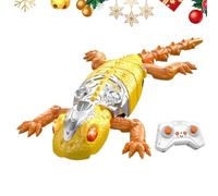 Wall Crawler Gecko Toy - Auto da arrampicata con telecomando da 18 cm, occhi LED girevoli a 360 gradi | gadget interattivo per veicoli a traino per bambini, ragazze, prescolari, alunni, ad