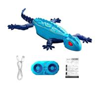 Wall Crawling Gecko with LED Eyes Rechargeable Remote Control Electric