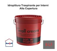 San Marco WALL CREAM Pittura traspirante per interni alta copertura, colore: Bianco, size: 5 lt