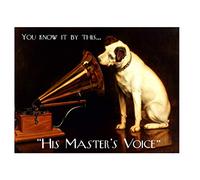 Wall Decor Lo Sai Da Questa Citazione Retrò Del Cane Carino Della Voce Del Suo Padrone In Stile Vintage Vintage Targhe Metallo Decorative Plaque Arredo Murale 20X30cm