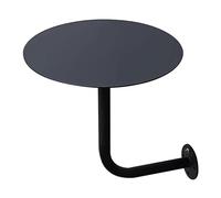 Wall Desk, Mounted Floating Bar Table, L-Type Bistro Pub Table Kitchen Dining Tables, Hanging Workbench, Metal Coffee Cocktail Drink Table, Sofa Side Table Outdoor End Table(50x50x45cm)
