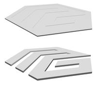 Wall Display Logo for MakerGear M2 3D Printer - Decorative Multi-Material Mount