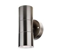 LAMPADA DA PARETE 2 ATTACCO GU10 INOX VT-7622-LED7500 V-TAC