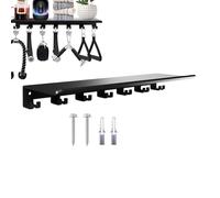 Wall Floating Shelves - Metal Adapters,Floating Shelf Organizer - for Workout Fitness Home Bathroom Bedroom Toilet