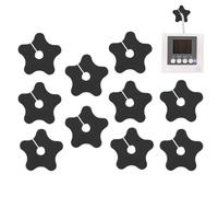 Wall Grommets For Cavables, Star-Shaped Wire Cord Pass Through Management Solution, 10 pezzi Silicone Cable Pass Through Wall Grommet For Entertainment Center Office Home Theater