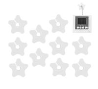 Wall Grommets For Cavables, Star-Shaped Wire Cord Pass Through Management Solution, 10 pezzi Silicone Cable Pass Through Wall Grommet For Entertainment Center Office Home Theater