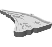 Wall Hanger with New England Patriots Logo - Official Design - Fan Merchandise