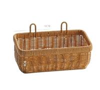 Wall Hanging Storage Basket Container Decorative Hand Woven Kitchen for Garden Flower Pot Living Room per conservare verdure(L)