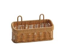 Wall Hanging Storage Basket Container Decorative Hand Woven Kitchen for Garden Flower Pot Living Room per conservare verdure(S)