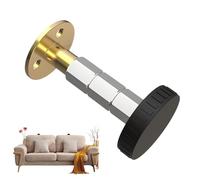 Wall Headboard Stoppers, Threaded Wall Protector, 1.3 to 4.33 Inches Adjustable Anti Shake Device, Furniture Stabilizer Tool for Elderly Kids College Students Guest Room Bed Frame