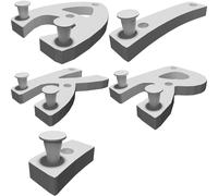 Wall Hook Letter Hanger for Home Decor - Letters A I K R Available - Decorative