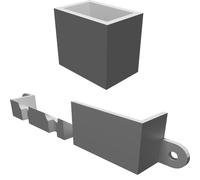 Wall Hook Mount Compatible with Apple iPod Shuffle Storage Hanger Home