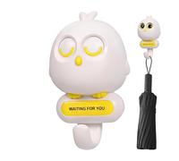 Wall Hooks - ABS Material 10.9cm Size, Adhesive Hooks, Heavy Duty Cute Wink Design | Strong No Damage Hold, Key Holder Hook, No Damage for door, kitchen, bathroom, shower, dorm, towel