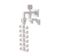Wall Hooks, Adhesive Towel Hooks, 7.87 × 3.54in Robot Shape Rack, Multipurpose Holder, Space-Saving Design for Door, Closet, Entryway, Backpack, Purse, Clothes Organization