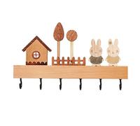 Wall Hooks - Coat Hooks | Towel Hooks | Key Holder For Wall | Key Hook Holder With Multiple Hooks Stylish Wall Hooks For Home Decor Wall Decoration Coat Hooks With 6 Hooks For Lobby & Bedroom