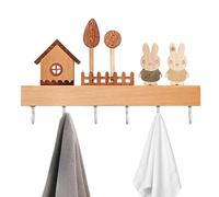 Wall Hooks - Coat Hooks | Towel Hooks | Key Holder For Wall | Key Hook Holder With Multiple Hooks Stylish Wall Hooks For Home Decor Wall Decoration Coat Hooks With 6 Hooks For Lobby & Bedroom