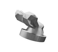 Wall Hooks Geometric Stanford Bunny Design with Screw Mount