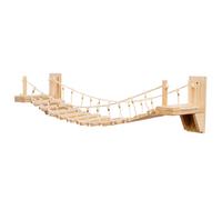 Wall House for Cat Tree giocattoli in corda di Sisal per gatti su misura in legno massello parco giochi elevato ponte sospeso animali domestici mobili per animali domestici color 90CM