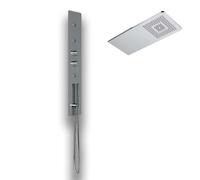 Wall Kit Incasso In Acciaio Inox Cromato Per Bagno Elegante