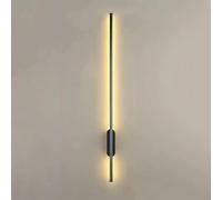 Wall Lamp,Black Linear Sconce Minimalist LED Mount Light Long Strip Vanity Mirror Lamp Wash Lights,Chandelier