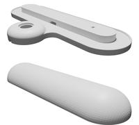 Wall Lamp LED with Switch Modern Minimalist Design for Bedroom Lighting