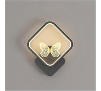 Wall Lamp Light LED Sconce Butterfly Square, 15W Modern Living Room Decor, Indoor Headboard Sconces Mounted Lamps, Retrò