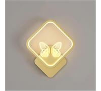 Wall Lamp Light LED Wall Sconce Butterfly Square Wall Lamp, 15W Modern Living Room Decor Wall Light, Indoor Headboard Sconces Modern Wall Mounted Lamps,Lampadario