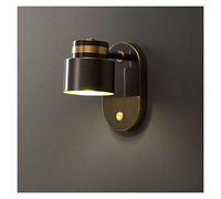 Wall Lamp Light Luxury Simple Sofa Background Wall Corridor Lamp with Switch Rotatable Nordic Bedroom Bedside Lamps