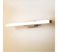 Wall Lamp Mirror Light Bathroom,LED Mirror Light,with Acrylic Lampshade,3000K Warm White,Wooden Mirror Cabinet Lights Compatible with Toilet,per varie stanze