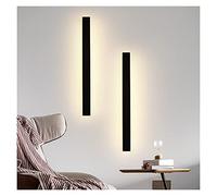 Wall lamp Rectangle Wall Sconce Light Indoor Outdoor IP65 Wall Lamp Garden Villa Porch Sconce Lights Bedroom Bedside Wall Fixture Lighting (Body Color : Outdoor Use Size : Dimming)
