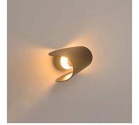 Wall Lamp Wall Lamp Modern Simple Living Room Bedroom Bedside Exhibition Room Rotating Art Wall Light Nordic Creative Corridor Aisle Stair Light for House Villa Bar Restaurants (Color : Black White)