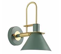 Wall Light Indoor LED 5W Modern Creative Metal Shade Wall Lamp 3000K Warm White Wall Sconce, for Living Room Bedroom Hallway Corridor Stairs Hall, Green