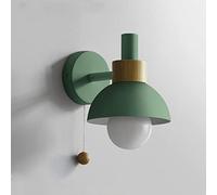 Wall Light Indoor LED 7W 3000K Warm White Modern Metal Wall Lamp Decorative Wall Sconce Lamp for Living Room Bedroom Hallway Corridor Stairs Hall, Green