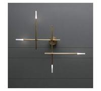 Wall Lights Modern LED Living Room Wall Light Nordic Luxury Sconce Lighting (Color Temperature : Warm Light Size : Gold) (White Light Gold)