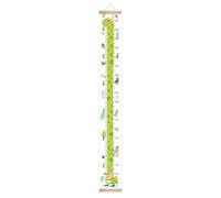 Wall Measurement Height Kids, Growth Tracker Chart, 78,7 Inches Removable Wood Canvas Lanyard, Room Interior Tool for Home Playroom Nursery, Natural, Homes, Rooms