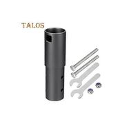 Wall Mount Adapter Bracket Strong Load-bearing Simple Installation Pipe Adapter Aluminum Alloy Mount Kit for Starlink Dish V2