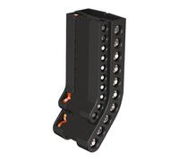 Wall Mount Battery Holder - Stores 10 AA & 10 AAA Batteries With Clear Labeled Chutes, Easy Access & No More Clutter | Space Saving Storage For Kitchen, Garage, Workshop & Utility Room