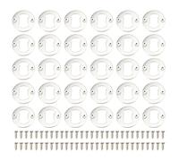 Wall Mount Beer Bottle Opener Insert | 1.75in Round Zinc Alloy Tarnish Protected Design | Easy Mount Bottle Opener for Kitchen/Bar/Outdoor | 30 Pack with Screws