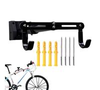 Wall Mount Bike Hanger, Heavy-Duty Cycling Holder Hook, Space-Saving Rack with Sturdy Utility Hook Design for Garage Organization, Home, Apartment, Indoor Bikes Storage, Black