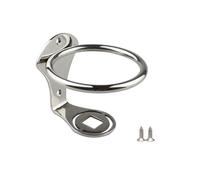 Wall Mount Boat Cup Holder - Stainless Steel Beverage Rack, Durable Resistant Bracket, Secure Storage Design | Water Sports Motor Home Mugs Cans Bottle Coffee Organizer Support for Marine Eq