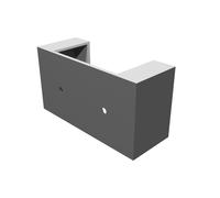 Wall Mount Bracket Compatible with Aqua Medic DC Runner 1.3 Aquarium Pump System