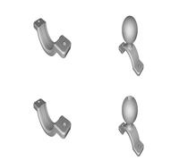 Wall Mount Bracket for Minecraft Torch ThinkGeek 3M Command Strip Compatible