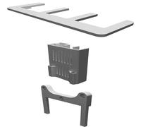 Wall Mount Case Compatible with Raspberry Pi 3 Tool-Free Assembly Protection