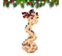 Wall Mount Christmas Lights - Cascading LED Display - Holiday Ornament | Light Up Christmas Trail Wall Decor Home Apartment Farmhouse Hotel Living Room Balcony Game Room Entryway