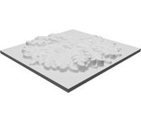 Wall Mount Display for Green Man Relief - 3D Printed Decorative Home Art Hanger