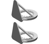 Wall Mount Display Stand for SpaceX Starship Model with Optional Logo Design