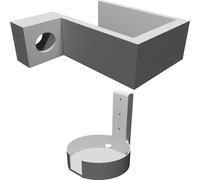 Wall Mount for Amplifi Alien Router with Cable Management