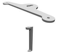 Wall Mount for Behringer Xenyx Q802 USB Mixer with Optional Headphone Stand