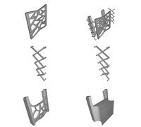 Wall Mount for Bosch Professional 18V Battery - Heavy Duty Storage with Lock