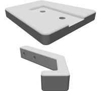 Wall Mount for Brompton Bags Dual Design with Hardware Installation Kit